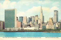 ETATS-UNIS - Le Siège De L'organisation Des Nations Unies - Vue Générale - Carte Postale - Otros Monumentos Y Edificios