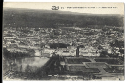 77  Fontainebleau -  Vu En Avion  - Le Chateau Et La Ville - Fontainebleau