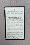 PITCHON Octavia °PELLENBERG 1861 +VERTRIJK 1927 - FESTRAETS - Obituary Notices