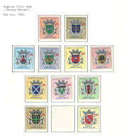 Portugal Angola 1963 "City Crests" MNH Mundifil Angola #457-478 (#467 Missing) - Angola