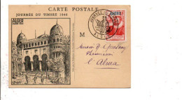 ALGERIE 1946 JOURNEE DU TIMBRE ALGER - Covers & Documents