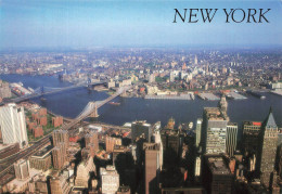 ETATS-UNIS - New York City - Lower Manhattan As Viewed From The Twin Towers Of The World Trade Center - Carte Postale - Andere Monumente & Gebäude