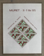 Vignette AVIATION - Bloc Feuillet MURET 50 Ans Mort De Clément Ader Mai 1975 Cachet Illustré CONCORDE - Concorde