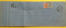 1894  TOLENTINO MANOSCRITTI RACCOMANDATI X NAPOLI - Poststempel