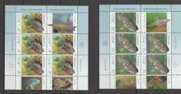 ROMANIA 2024 - Europa CEPT - Underwater Fauna & Flora - FISH- Set Of 2 Minisheets Of 5 Stamps + 1 Label + 2 Tabs MNH** - 2024