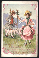 Künstler-AK Vevey, Berger & Bergére, Fete Des Vignerons 1905  - Vevey