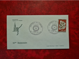 Lettre STRASBOURG 1974 JOURNEE DU TIMBRE - Other & Unclassified
