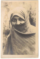 AFRIQUE DU NORD MAGHREB CARTE PHOTO BROMURE PORTAIT FEMME VOILEE ALGERIE MAROC TUNISIE - Mujeres