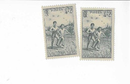 740 C Impression Dépouillée - 1 Normal Livré RARETE - Unused Stamps