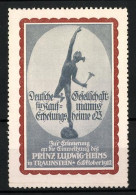 Reklamemarke Traunstein, Deutsche Gesellschaft Für Kaufmanns-Erholungsheime E.V., Hermes  - Vignetten (Erinnophilie)