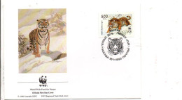 WWF RUSSIE FDC 1993 PANTHERA TIGRIS - FDC