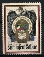 Reklamemarke Chemnitz, Deutschnationaler Männer-Gesang-Verein, Für Unsere Fahne  - Vignetten (Erinnophilie)