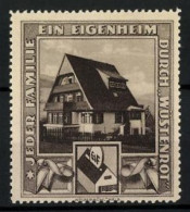 Reklamemarke Wüstenrot, Jeder Familie Ein Eigenheim, Bankwesen  - Vignetten (Erinnophilie)