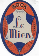 ETIQUETTE  DE  BIERE  NEUVE   BOCK LE MIEN - Bier