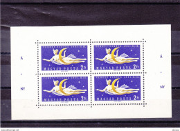 HONGRIE 1961 ESPACE VENERA I Yvert 1436 FEUILLE DE 4, Michel 1761KB NEUF** MNH Cote 18 Euros - Unused Stamps