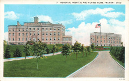 ETATS-UNIS - Memorial Hospital And Nurses Home - Fremont - Ohio - Vue Générale - Carte Postale - Otros & Sin Clasificación