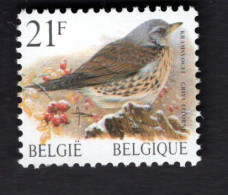213442470 1998 OCB 2792 SCOTT 1715 (XX) POSTFRIS MINT NEVER HINGED FAUNA - BIRDS - BUZIN - KRAMSVOGEL - GRIVE LITORNE - Ongebruikt