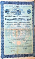 Ungarische Escompte- Und Wechsler-Bank  - 4 % Pfandbrief - Budapest 1911 - Banca & Assicurazione