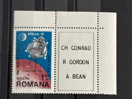 România MNH 1969 Apollo 12 - Europe