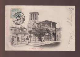 CPA - 42 - St-Etienne - Grand'Eglise - Animée - Précurseur - Circulée En 1905 - Saint Etienne