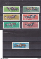 HONGRIE 1961 SPORTS HIPPIQUES, Chevaux  Yvert 1459-1465, Michel 1776-1782 NEUF** MNH Cote Yv 7 Euros - Nuevos