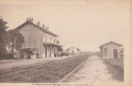 CPA 47 LA SAUVETAT DU DROPT LA GARE DU P.O. - Sonstige & Ohne Zuordnung