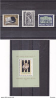 HONGRIE 1961 LISZT , Compositeur Yvert 1466-1468 + BF 39, Michel 1793-1795 + Bl 32 NEUF** MNH Cote 23 Euros - Unused Stamps