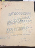South Vietnam Letter-sent Mr Ngo Dinh Nhu -year-30/7/1953 No-332- 1 Pcs Paper Very Rare - Historical Documents