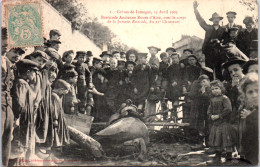87 LIMOGES - Greves 1905, Cadavre Jument Estacade. - Limoges