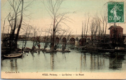 78 POISSY - La Seine Et Le Pont. - Poissy