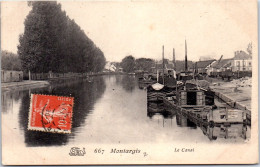 45 MONTARGIS - Perspective Du Canal (peniches) - Montargis