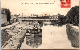 45 MONTARGIS - Peniche Sur Le Canal Depuis Le Pont St Roch  - Montargis
