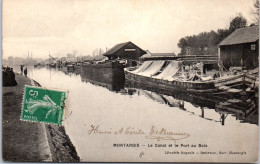 45 MONTARGIS - Le Canal Et Le Port Au Bois  - Montargis