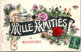 45 MALESHERBES - Carte Souvenir, Mille Amities  - Malesherbes