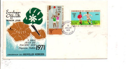 NOUVELLES HEBRIDES FDC 1971 JEUX DU PACIFIQUE SUD - FDC