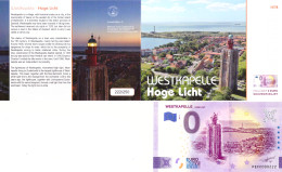 0-Euro PECC 2023-1 WESTKAPELLE - HOGE LICHT First Issue Pack No. Nur Bis #250 ! - Essais Privés / Non-officiels