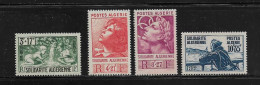 ALGERIE  ( DIV - 466 )   1946   N° YVERT ET TELLIER    N°  249/252    N** - Ungebraucht