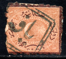 3054. ISRAEL,TURKEY 1871 1 P. YAFA II,YAFO 22 X 20 Mm.POSTMARK BRANDT TYPE IX RRR. - Palestine