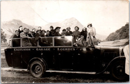 65 LOURDES - CARTE PHOTO - Bus Garage Excelsior  - Lourdes
