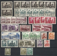 Doublettenlot, Saargebiet Und Saarland, Gestempelt - Used Stamps