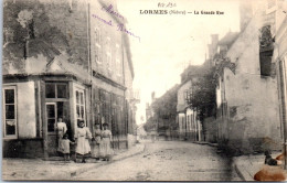 58 LORMES - La Grande Rue. - Lormes