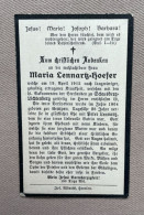 HOEFER Maria °KEMPEN 1864 +SCHAESBERG-LICHTENBERG 1915 - LENNARTZ (LENAERTS) - Obituary Notices