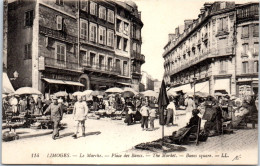 87 LIMOGES - Le Marche Sur La Place Des Bancs. - Limoges