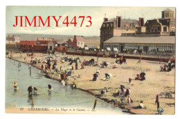 CPA - CHERBOURG - La Plage Et Le Casino ( Plage Bien Animée ) N° 67 - L L - Cherbourg