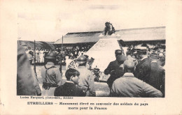 ETREILLERS (Aisne) - Inauguration Du Monument Aux Morts - Guerre 1914-18 - Ecrit 1921 (2 Scans) - Sonstige & Ohne Zuordnung