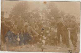 La Courtine- Militaires  Carte Photo - (G.2612) - La Courtine