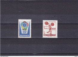 HONGRIE 1962 Festival De La Jeunesse, Haltérophiliie Yvert 1515 + 1525, Michel 1845 + 1865 NEUF** MNH Cote 2,20 Euros - Unused Stamps