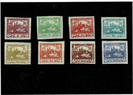 CECOSLOVACCHIA ,"Castello Di Praga" ,8 Pezzi MH ,qualita Buona - Unused Stamps