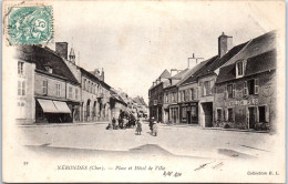 18 NERONDES - La Place De L'hotel De Ville  - Nérondes