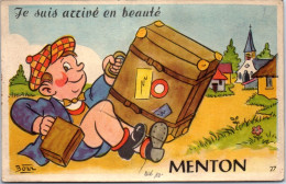 06 MENTON - Carte Souvenir A Systeme. - Menton